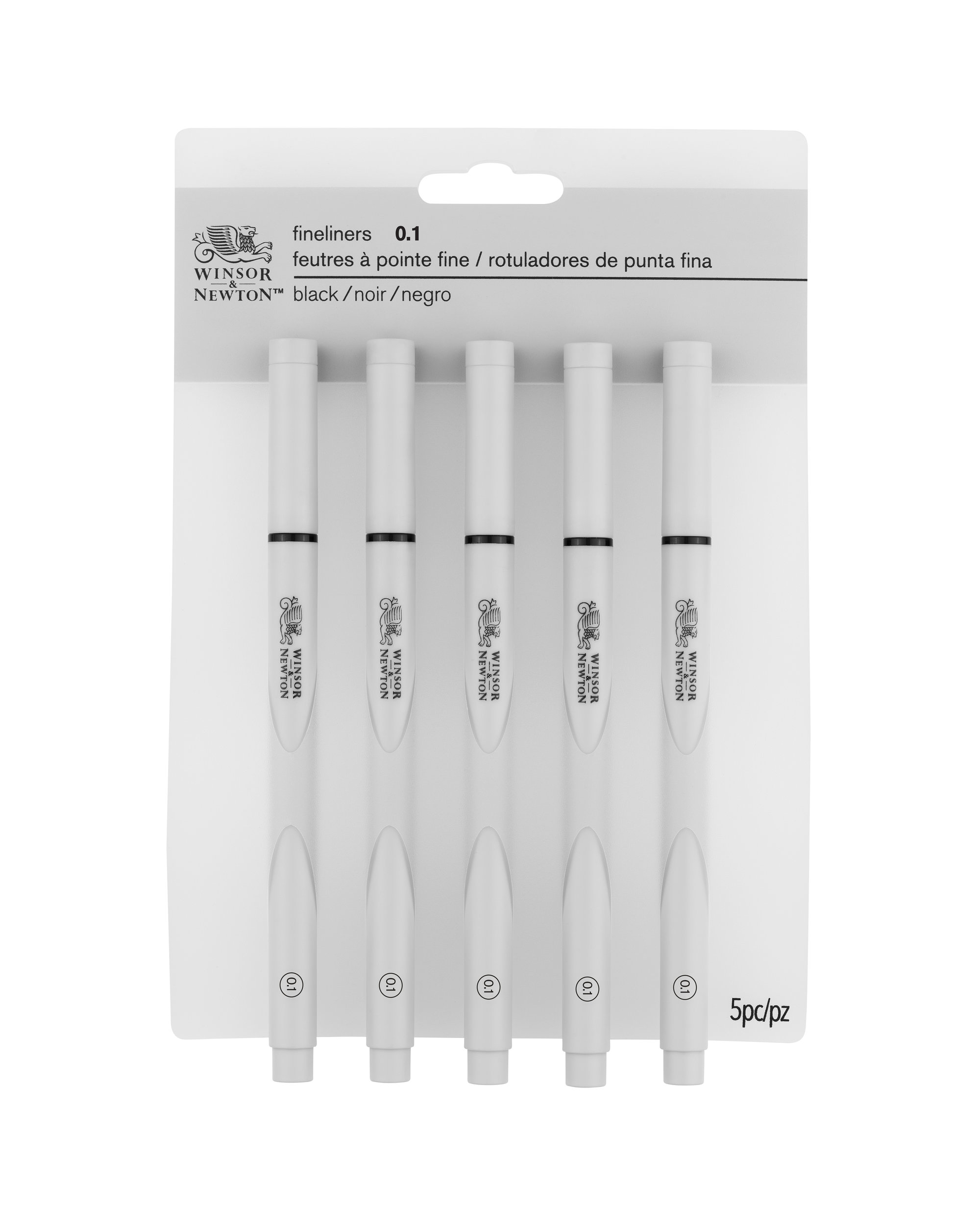 W&N FINELINER 0.1 NEGRO