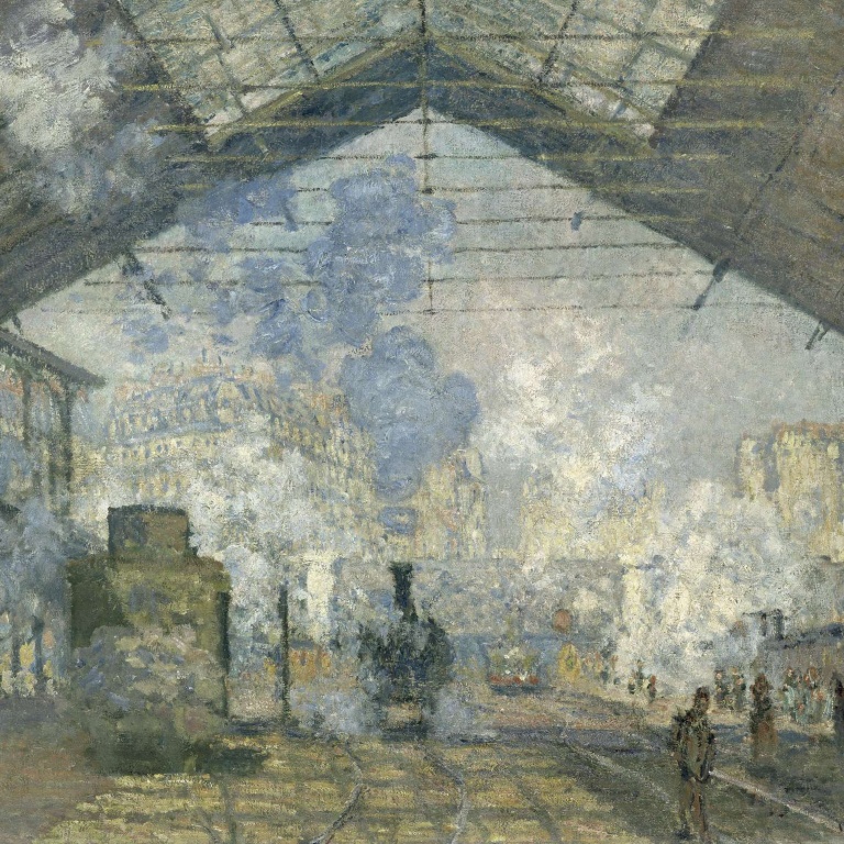 Estación de San Lázaro de Claude Monet