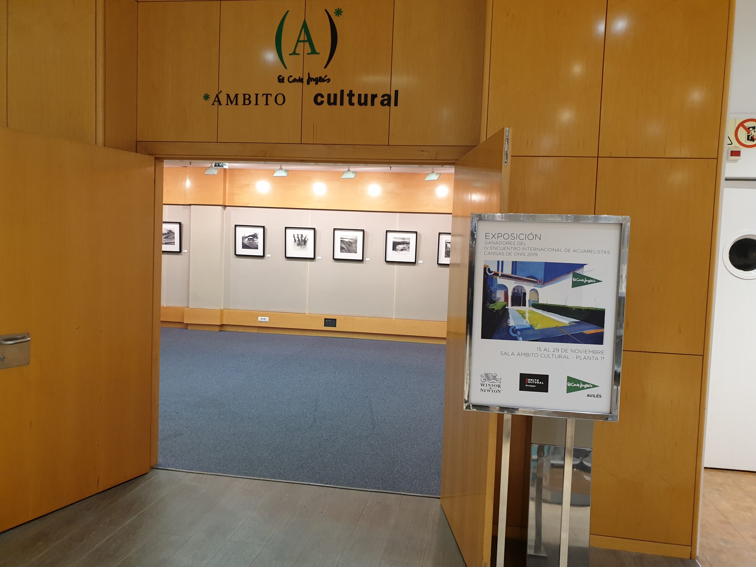 Exposición de Acuarela en el Ámbito Cultural de Avilés