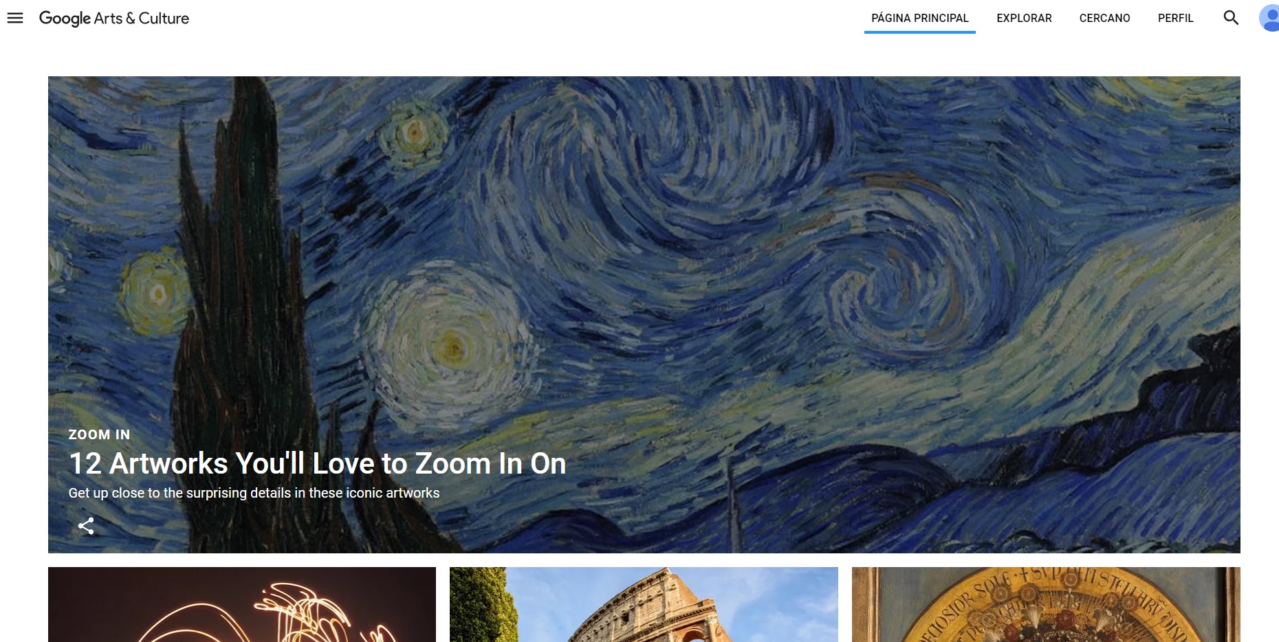 Google Arts & Culture, el arte y la cultura al alcance de todos