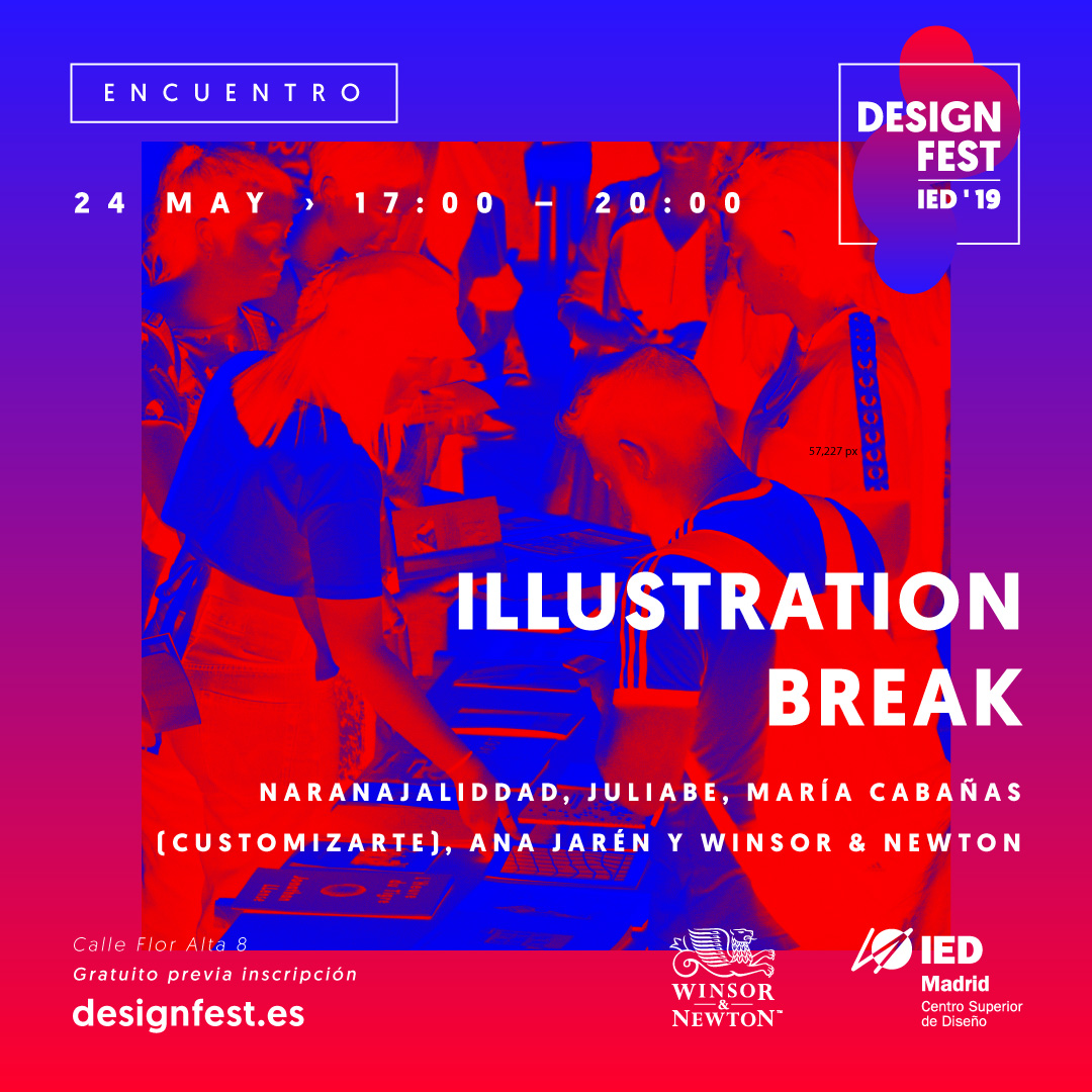 Encuentro creativo “Illustration Break” con Winsor & Newton y #marcatupágina