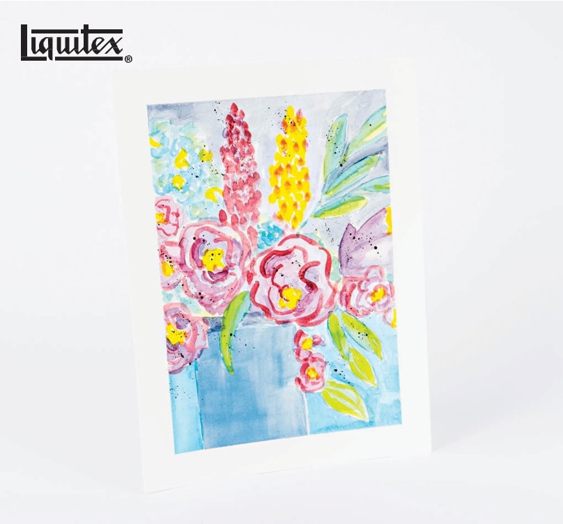 Tutorial DIY con Liquitex – Cómo pintar flores estilo acuarela