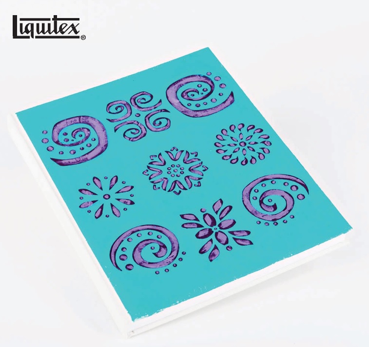 TUTORIAL DIY CON LIQUITEX – CÓMO HACER UNA TAPA PERSONALIZADA DE CUADERNO O DIARIO