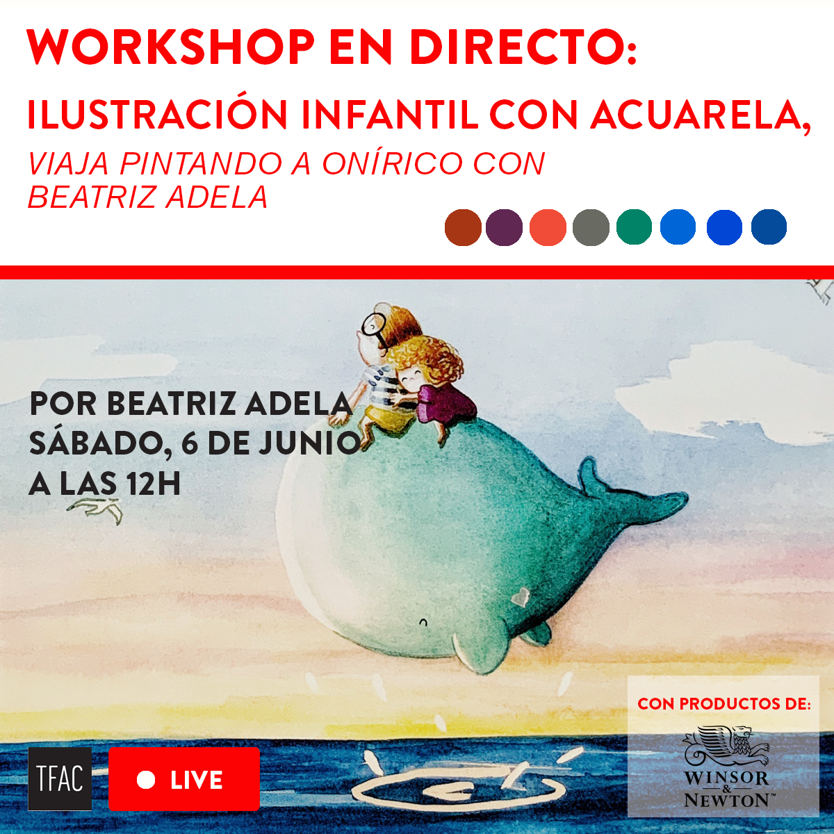 Viaja pintando con Beatriz Adela a Onírico: workshop de ilustración infantil en acuarela