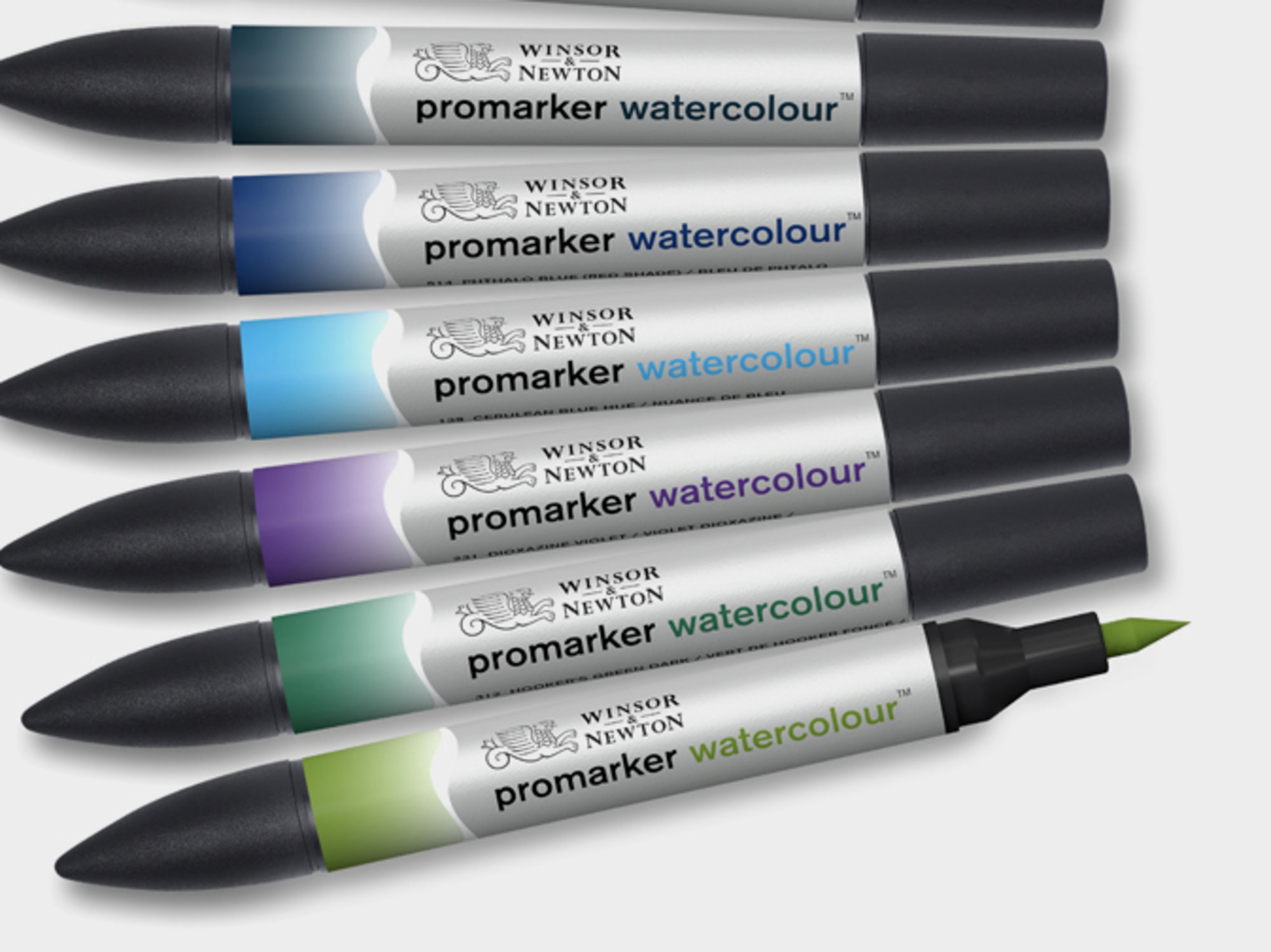 DESCUBRE LOS NUEVOS PROMARKER WATERCOLOUR: AHORA LOS ROTULADORES DE ACUARELA DE WINSOR & NEWTON CAMBIAN DE IMAGEN