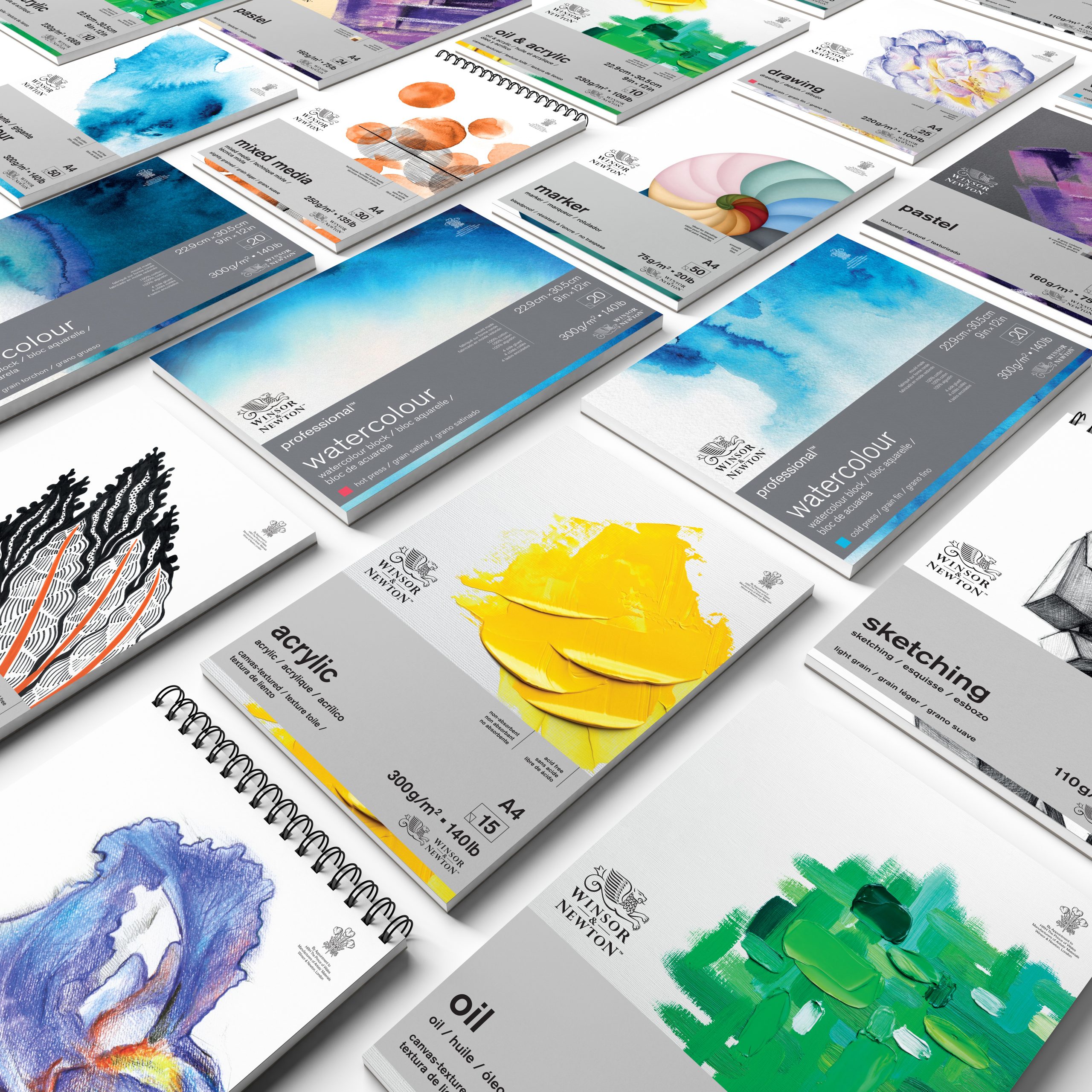 Todo lo que debes saber sobre papel con las novedades de Winsor & Newton