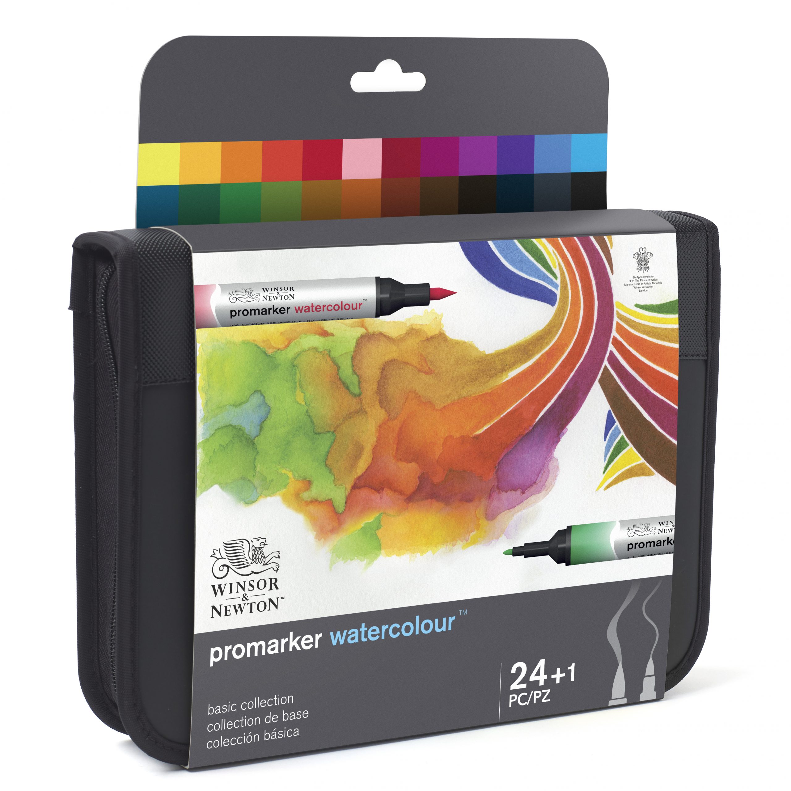 Los 24 colores que del nuevo set Promarker Watercolour de Winsor & Newton