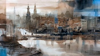 Ganadores del Concurso de Acuarela «Entre Grises» de Winsor & Newton