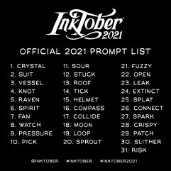 ¡INKTOBER CHALLENGE 2021! ¡A TODO COLOR!