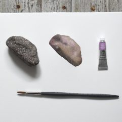 Explorando la granulación: cómo pintar rocas con textura para un paisaje con Acuarela Profesional