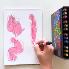 De los perfiles a las proporciones – Guía de iniciación a la ilustración de moda con Winsor & Newton