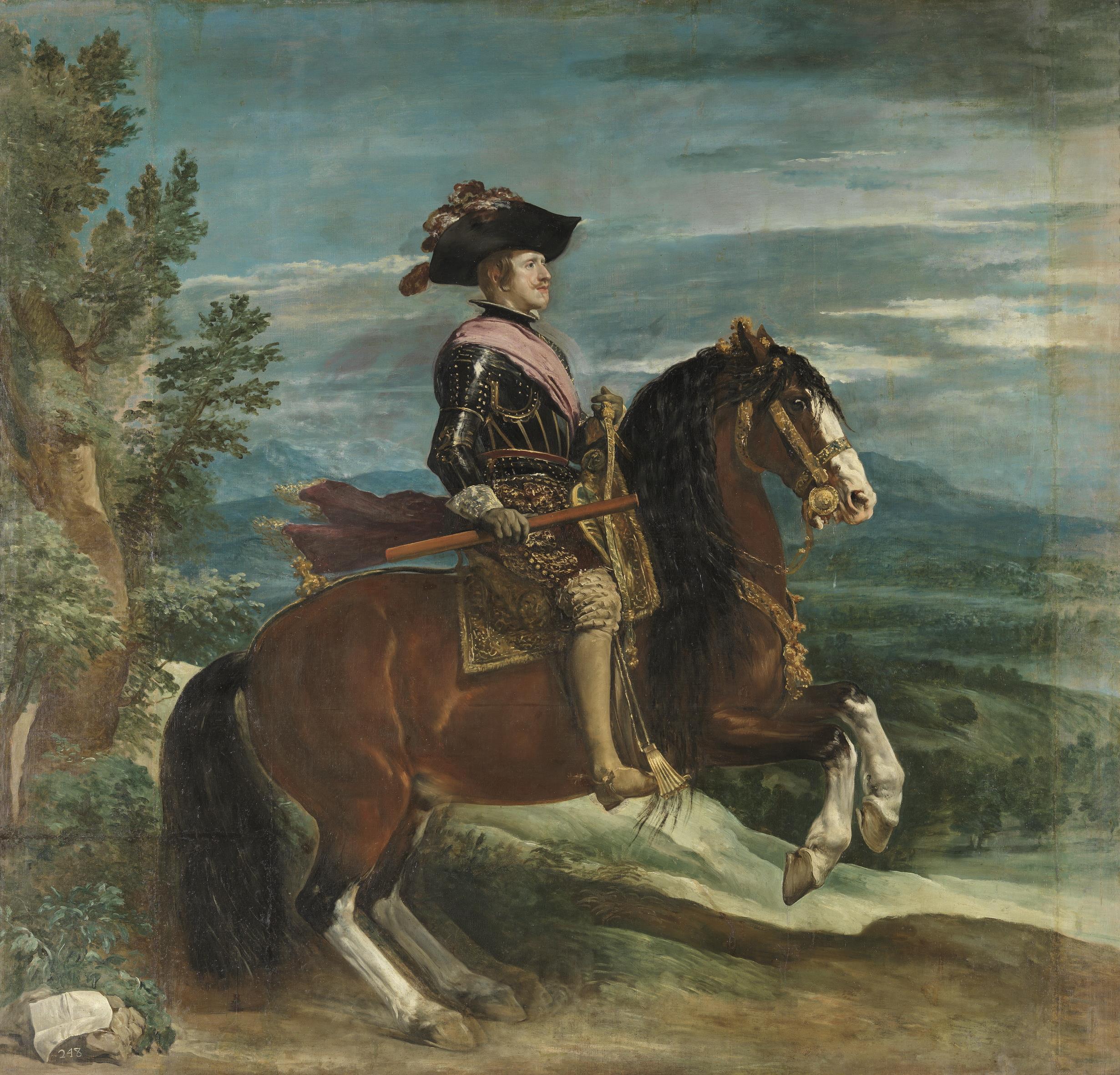 1635 VELAZQUEZ. Felipe IV a Caballo. 303 x 317 cm. Oil on canvas.jpg