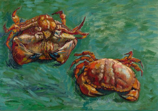 1889 Two Crabs. 47 x 61 cm. Oil on canvas. Vicent Van Gogh.jpg