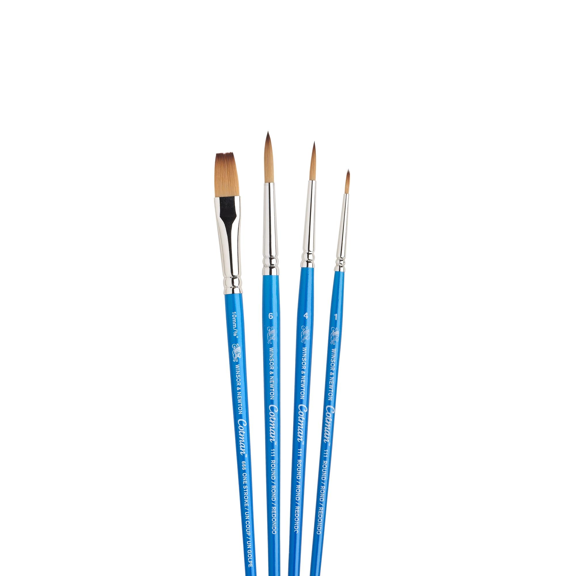 884955033197-W&N COTMAN WATER COLOURS BRUSH SHORT HANDLE 4PK [CLOSE UP] (For Office Print).JPG