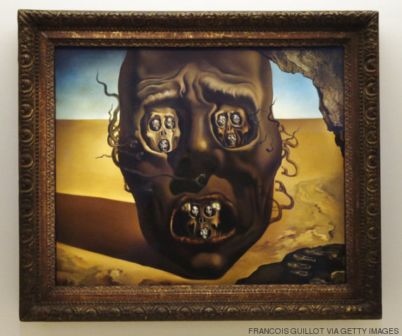 Salvador Dalí, El Rostro de la guerra 1940.jpg