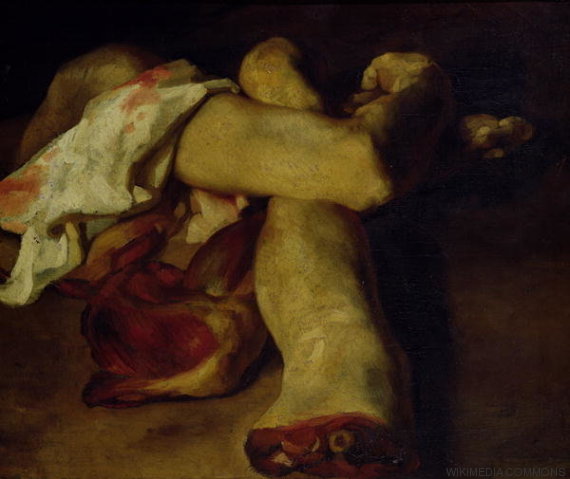 Théodore Géricault, Partes anatómicas, 1819.jpg